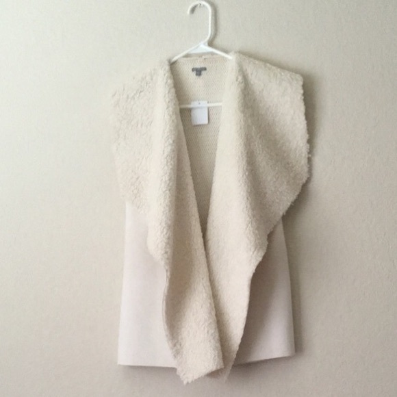 Charlotte Russe Jackets & Blazers - Charlotte Russe knit fur sweater/vest